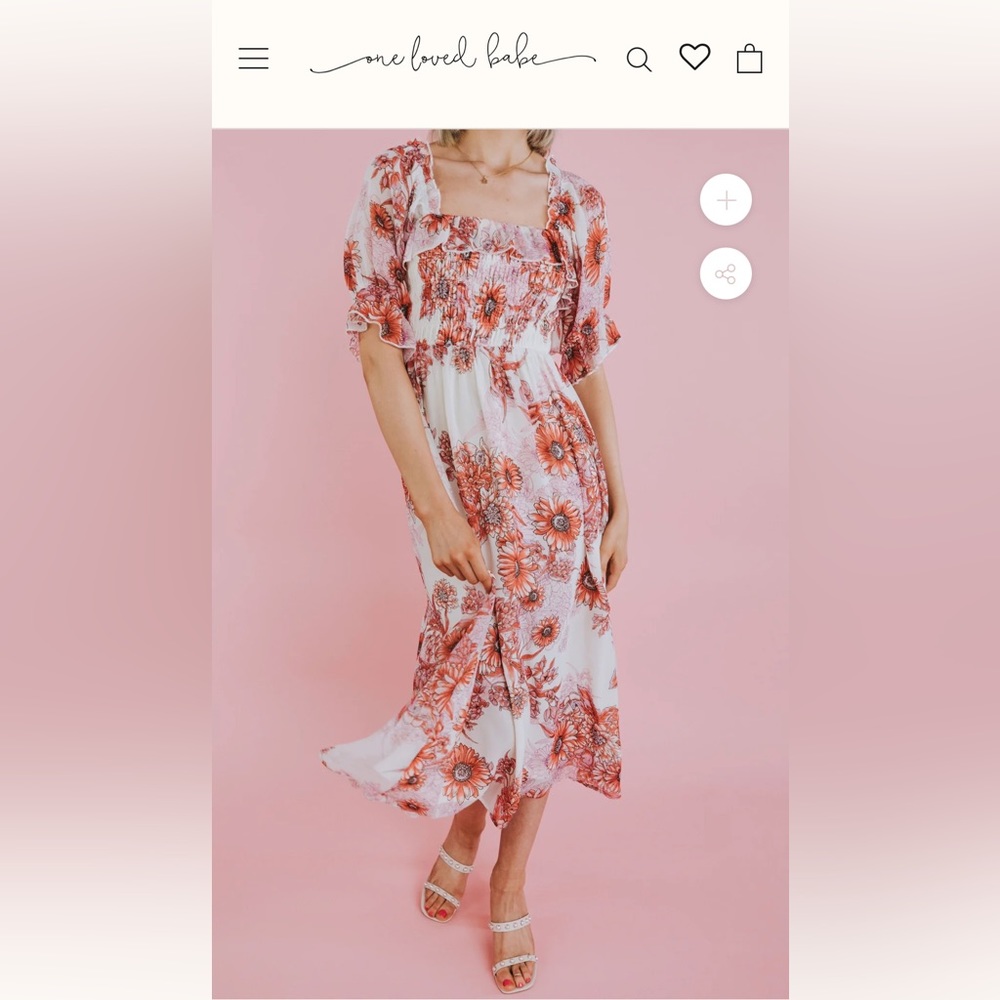 One Loved Babe Size L dress, NWT